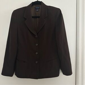 BOGO Brown blazer suit jacket Anne Klein 10P